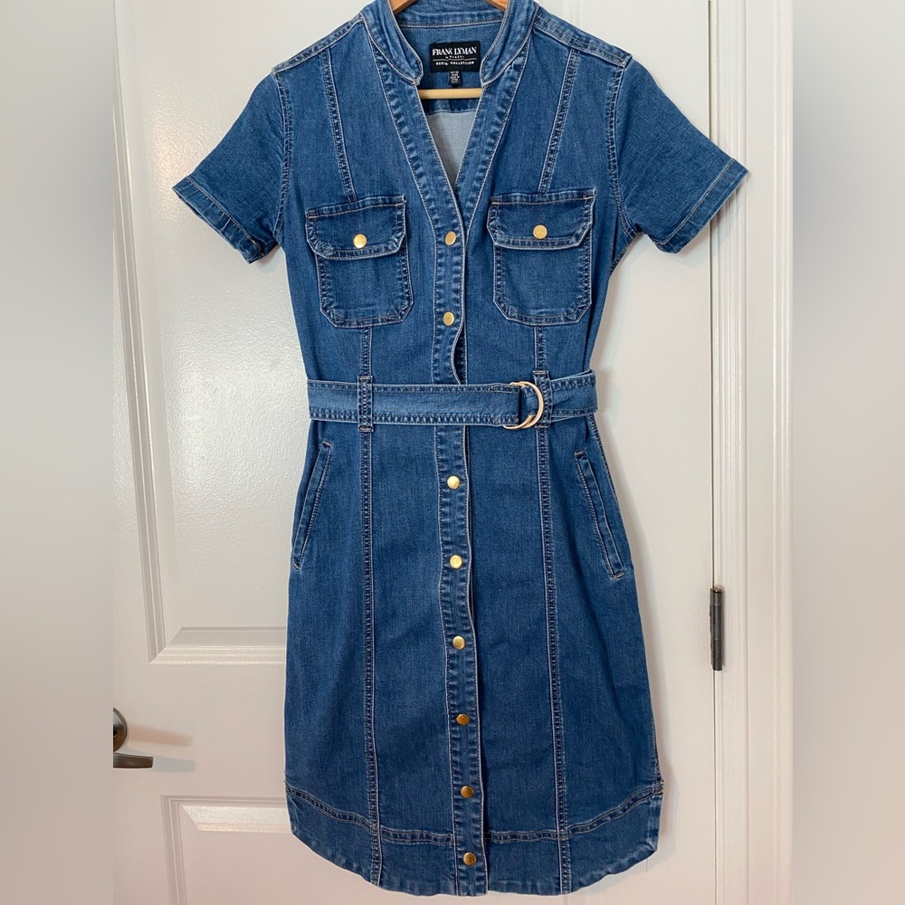Frank Lyman Design Blue Denim Dress